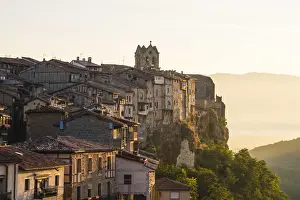 Northern Spain Prints: Spain, Castile and Leon, Frias. It is considered the smallest city in Spain