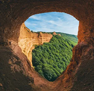 Spain, Castile and Leon, Las Medulas. The most important gold mine on the Roman Empire