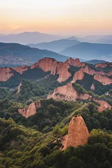 Spain, Castile and Leon, Las Medulas. The most important gold mine on the Roman Empire