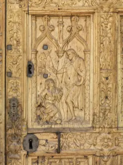 Catholicism Prints: Spain, Castile and Leon, Leon, Santa Maria de Leon Cathedral, detail