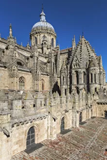 Images Dated 29th June 2022: Spain, Castile and Leon, Salamanca, Cathedral, The roof of the Old Cathedral