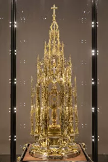 Images Dated 16th July 2020: Spain, Castilla-La Mancaha, Toledos Cathedral, View of the treasure in the chapel of