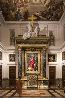 Spain, Castilla-La Mancaha, Toledos Cathedral, The Expolio by El Greco in the