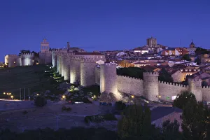 Spain, Castilla y Leon Region, Avila Province, Avila, Las Murallas, town walls