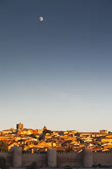 Spain, Castilla y Leon Region, Avila Province, Avila, Las Murallas, town walls
