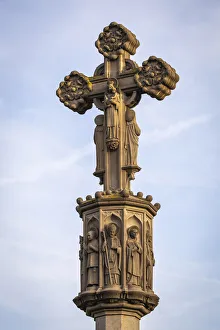 Images Dated 20th January 2021: Spain, Catalonia, Barcelona, Pedralbes Monastery, The Cross of Pedralbes