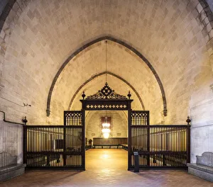 Images Dated 20th January 2021: Spain, Catalonia, Barcelona, Pedralbes Monastery, The refectory