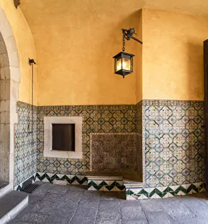Images Dated 20th January 2021: Spain, Catalonia, Barcelona, Pedralbes Monastery, The entrance of the monastery