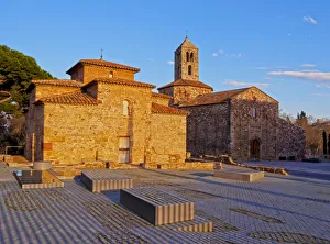 Barcelona Province Prints: Spain, Catalonia, Barcelona Province, Terrassa, Churches of Sant Pere