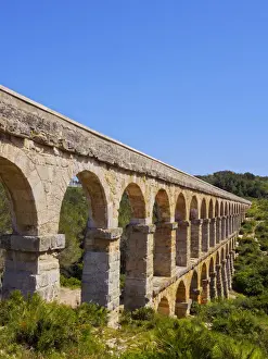 Spain, Catalonia, Tarragona, Les Ferreres Aqueduct