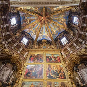 Images Dated 12th February 2021: Spain, Comunidad Valenciana, Valencia, The altarpiece and the vault of the apsis