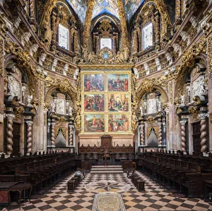Images Dated 12th February 2021: Spain, Comunidad Valenciana, Valencia, The altarpiece of the Cathedral closed