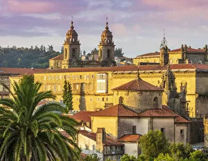 Images Dated 19th July 2018: Spain, Galicia, Santiago de Compostela, cathedral, Church of San Fructuoso