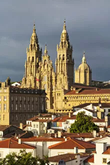 Images Dated 15th March 2019: Spain, Galicia, Santiago de Compostela, cathedral. UNESCO World Heritage site