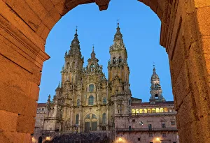 Images Dated 31st May 2023: Spain, Galicia, Santiago de Compostela town, End point of the Way of St. James