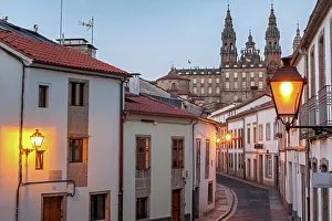 Images Dated 31st May 2023: Spain, Galicia, Santiago de Compostela town, End point of the Way of St. James