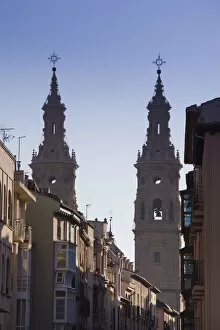 Images Dated 1st March 2012: Spain, La Rioja Province, Logrono, Cathedral of Santa Maria de la Redonda