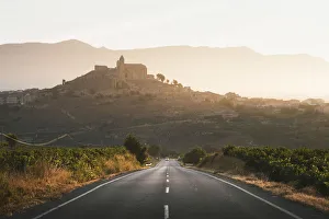 Northern Spain Prints: Spain, La Rioja, San Vicente de la Sonsierra at sunrise