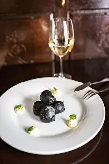 Images Dated 31st May 2022: Spain, Madrid, Casa Alberto, A plate of 'Codfish coal'