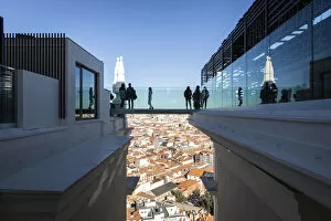 Images Dated 31st May 2022: Spain, Madrid, Hotel Riu, Hanging platform with panoramic view