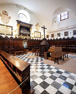 Images Dated 3rd May 2023: Spain, Madrid, Las Descalzas Reales, The choir room