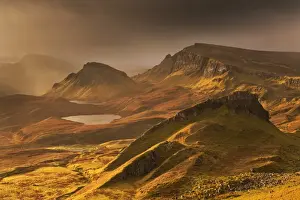 Spectacular light over the Trotternish Range from the Quiraing in the Isle of Skye, Scotland
