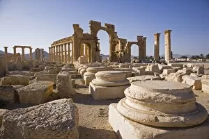 Images Dated 21st May 2007: The spectacular ruined city of Palmyra, Syria