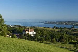 Spetzgart Castle near Ueberlingen, Lake Constance, Baden-Wuerttemberg, Germany