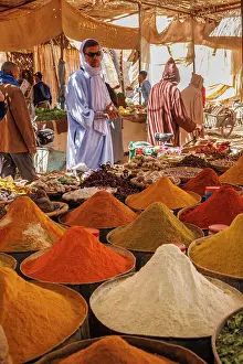 Souk Prints: Spice market, Rissani, Morocco