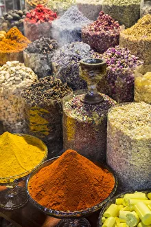 Spices at the Deira Souk, Dubai, United Arab Emirates