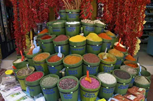 Nutrition Prints: Spices, Market in Fethiye, Aegean, Turquoise Coast, Turkey