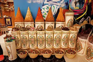 Marrakech Prints: Spices for sale, spice market, Marrakech, Morocco