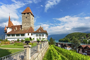 Grounds Prints: Spiez Castle, Spiez, Canton of Bern, Switzerland