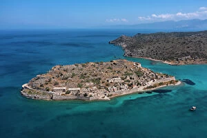 Images Dated 13th June 2023: Spinalonga Island, Elounda, Mirabello Gulf, Lasithi, Crete, Greece
