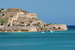 Images Dated 13th June 2023: Spinalonga Island, Elounda, Mirabello Gulf, Lasithi, Crete, Greece
