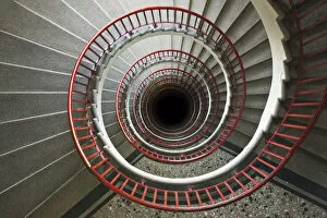 Images Dated 21st December 2020: Spiral Staircase in the Neboticnik building Ljubljana, Slovenia