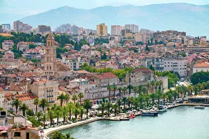 Istria Prints: Split, Dalmatien, City View Croatia