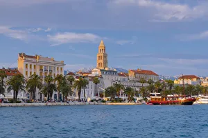 Promenades Prints: Split Harbour, Split, Dalmatian Coast, Croatia, Europe