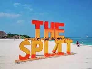 Split Prints: The Split Letters, Caye Caulker, Belize District, Belize