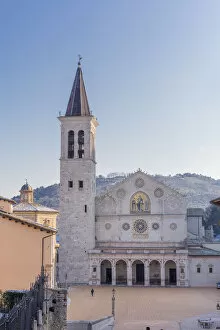 Images Dated 7th September 2018: Spoleto Cathedral, Spoleto, Perugia, Umbria, Italy