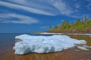 Lake Superior Prints: Spring ice on Lake Superior Lake Superior Provincial Park, Ontario, Canada