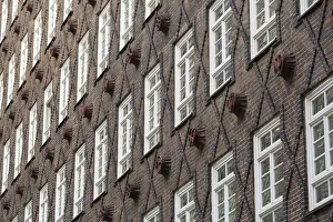 Counting House Prints: Sprinkenhof building in Kontorhausviertel area (UNESCO World Heritage Site), Hamburg