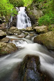 Watercourse Prints: Spruce Flat Falls, Great Smoky Mountains, Tennessee, USA