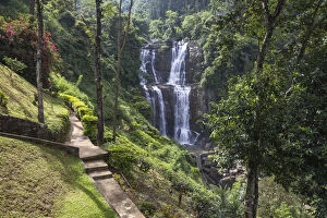 Water Fall Gallery: Sri Lanka, Nuwara Eliya District, Ramboda, Ramboda Falls