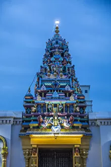 Sri Maha Mariamman Temple, Little India, George Town, Penang Island, Malaysia