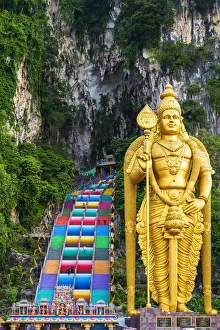 Images Dated 27th March 2020: Sri Subramaniar Swamy Temple, Batu Caves, Kuala Lumpur, Malaysia
