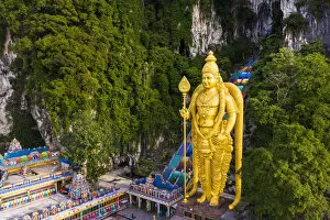 Images Dated 27th March 2020: Sri Subramaniar Swamy Temple, Batu Caves, Kuala Lumpur, Malaysia