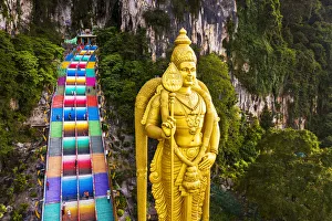 Images Dated 27th March 2020: Sri Subramaniar Swamy Temple, Batu Caves, Kuala Lumpur, Malaysia
