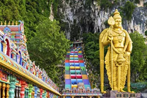 Images Dated 27th March 2020: Sri Subramaniar Swamy Temple, Batu Caves, Kuala Lumpur, Malaysia