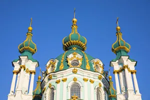 Kyiv Prints: St. Andrews church, Kiev (Kyiv), Ukraine